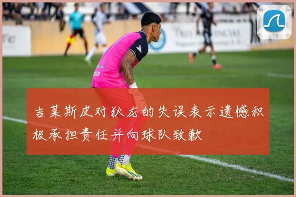 吉莱斯皮对狄龙的失误表示遗憾积极承担责任并向球队致歉
