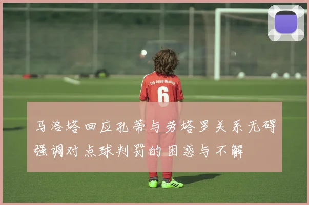 马洛塔回应孔蒂与劳塔罗关系无碍强调对点球判罚的困惑与不解